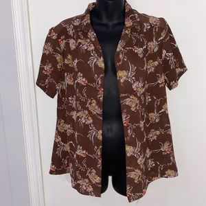 Floral Vest Cardigan